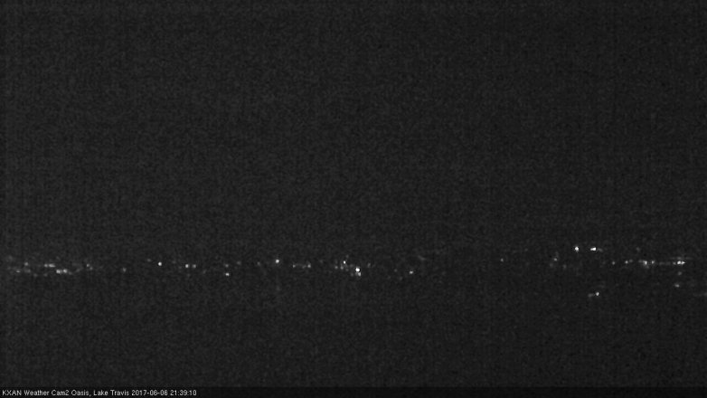 Lake Travis webcam, June 6, 2017 9:10 PM CT
