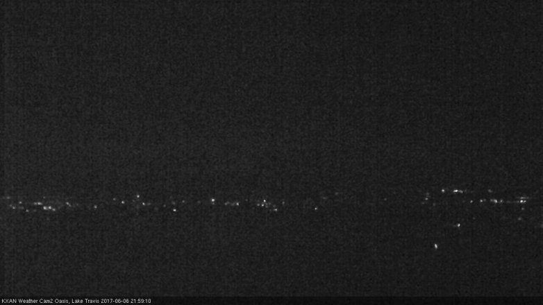 Lake Travis webcam, June 6, 2017 9:15 PM CT