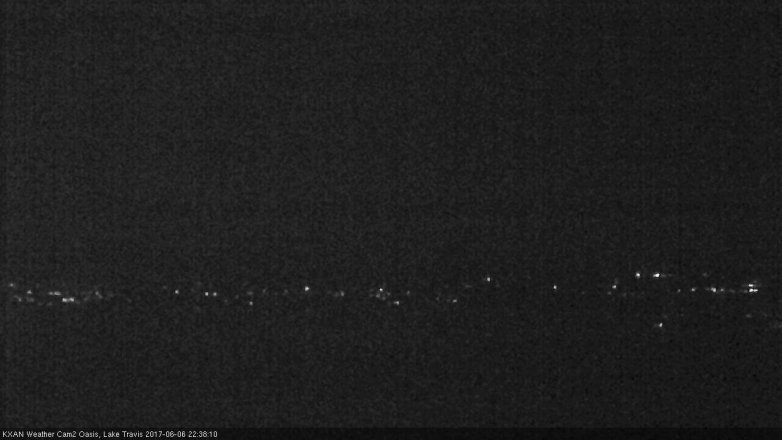 Lake Travis webcam, June 6, 2017 9:50 PM CT