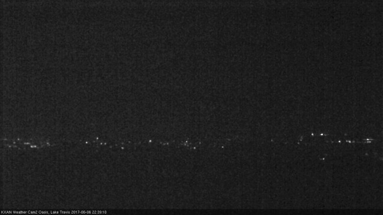 Lake Travis webcam, June 6, 2017 10:10 PM CT