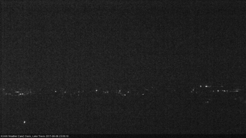 Lake Travis webcam, June 6, 2017 10:15 PM CT