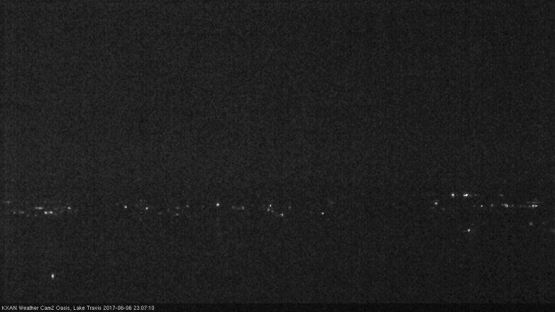 Lake Travis webcam, June 6, 2017 10:20 PM CT