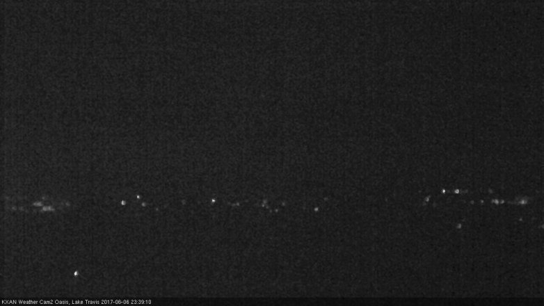 Lake Travis webcam, June 6, 2017 10:45 PM CT