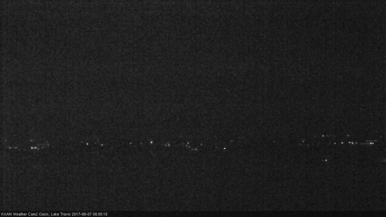 Lake Travis webcam, June 6, 2017 11:35 PM CT