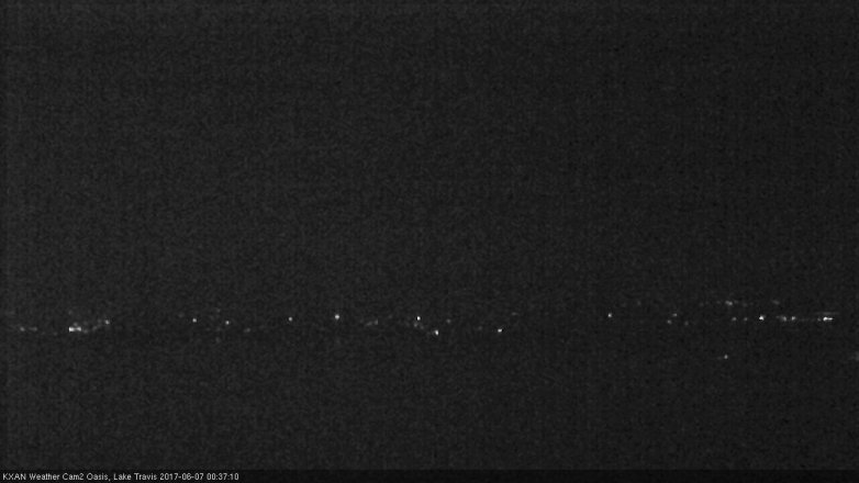 Lake Travis webcam, June 6, 2017 11:50 PM CT