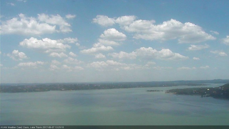 Lake Travis webcam, June 7, 2017 12:40 PM CT