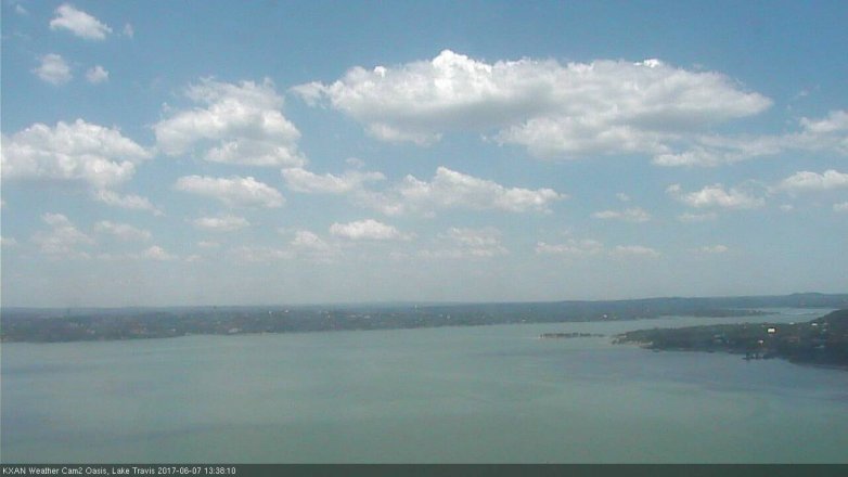 Lake Travis webcam, June 7, 2017 12:55 PM CT