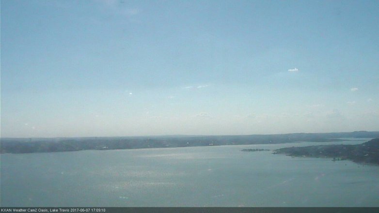 Lake Travis webcam, June 7, 2017 4:25 PM CT
