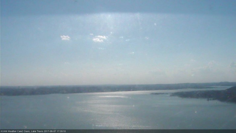 Lake Travis webcam, June 7, 2017 4:50 PM CT