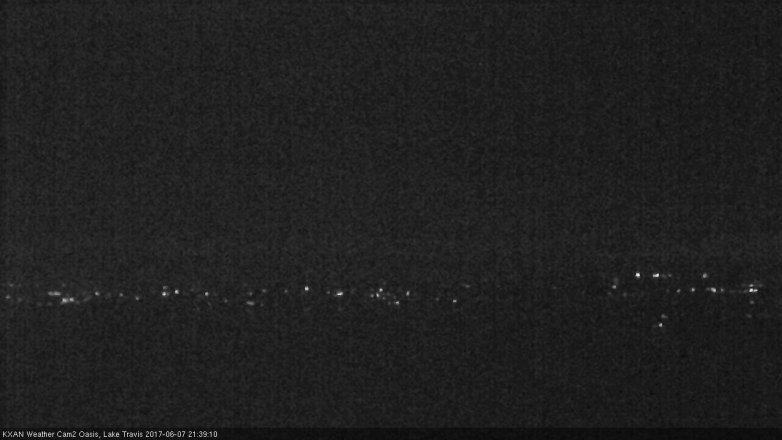 Lake Travis webcam, June 7, 2017 8:45 PM CT