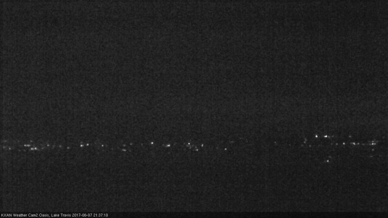 Lake Travis webcam, June 7, 2017 8:50 PM CT
