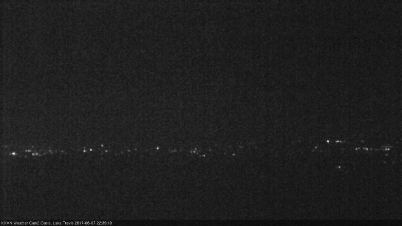 Lake Travis webcam, June 7, 2017 9:50 PM CT