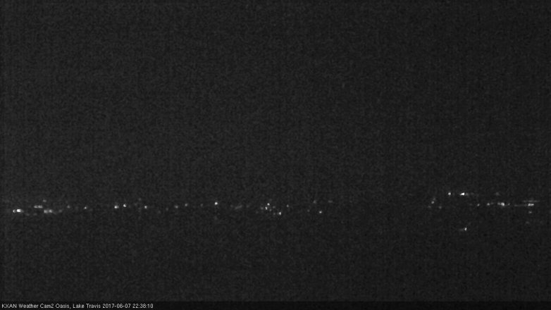 Lake Travis webcam, June 7, 2017 10:10 PM CT