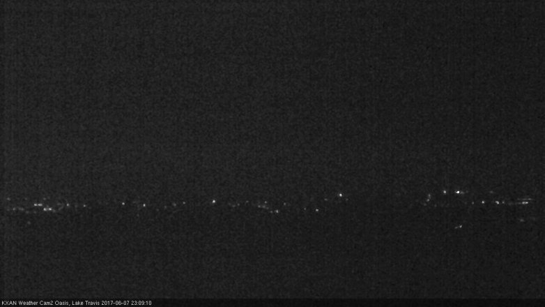 Lake Travis webcam, June 7, 2017 10:35 PM CT