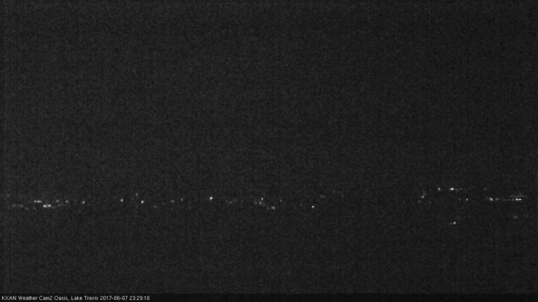 Lake Travis webcam, June 7, 2017 10:55 PM CT