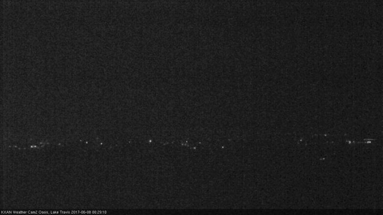 Lake Travis webcam, June 7, 2017 11:40 PM CT