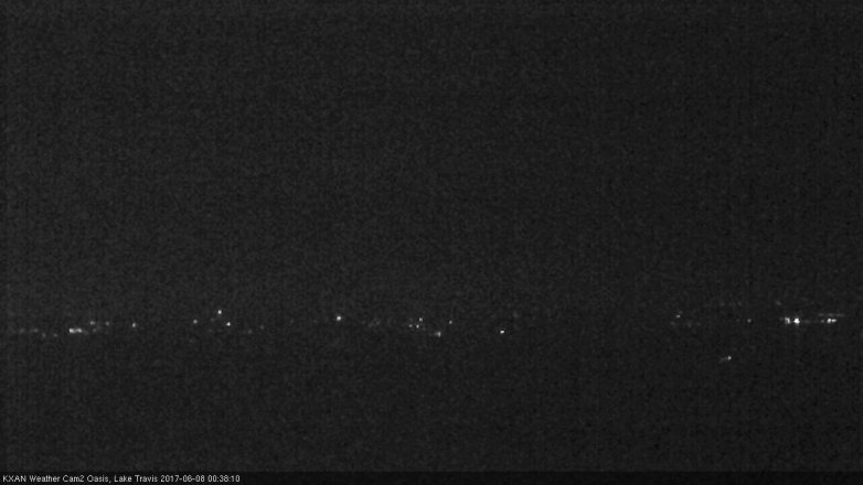 Lake Travis webcam, June 7, 2017 11:55 PM CT