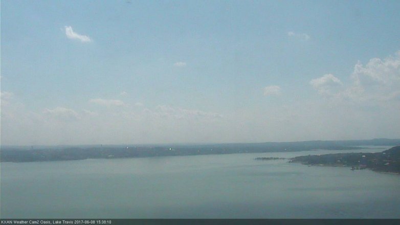 Lake Travis webcam, June 8, 2017 2:50 PM CT