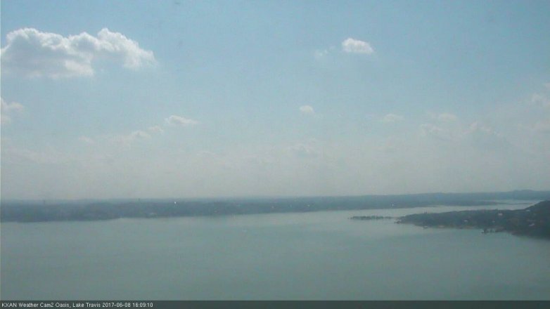 Lake Travis webcam, June 8, 2017 3:30 PM CT
