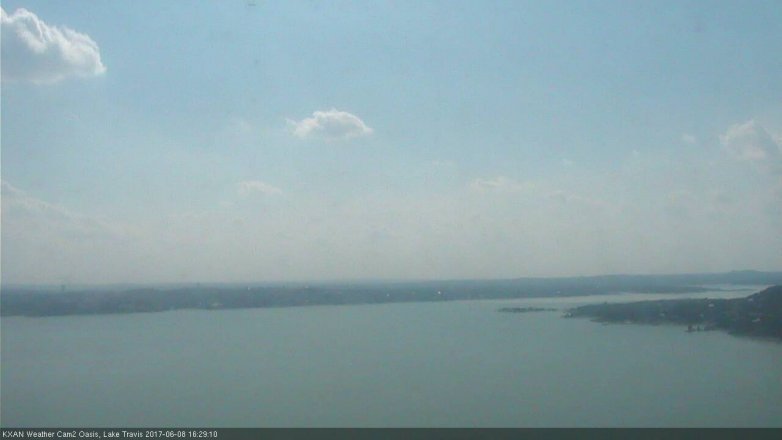 Lake Travis webcam, June 8, 2017 3:40 PM CT
