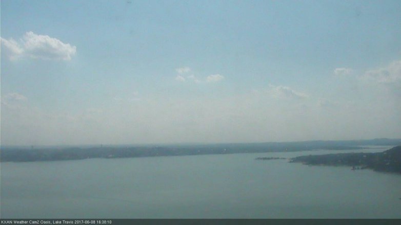 Lake Travis webcam, June 8, 2017 4:00 PM CT
