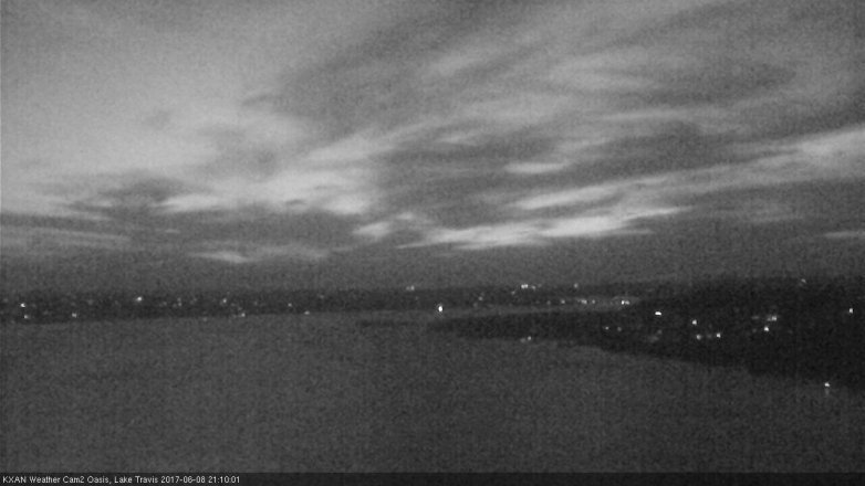 Lake Travis webcam, June 8, 2017 8:30 PM CT