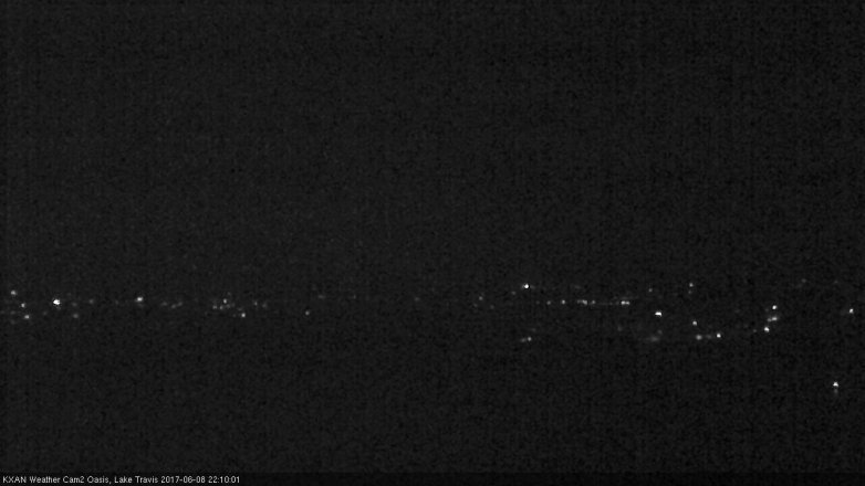 Lake Travis webcam, June 8, 2017 9:35 PM CT