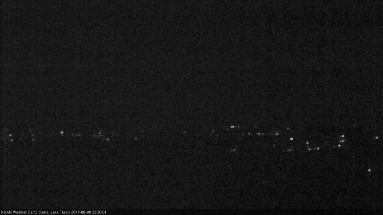 Lake Travis webcam, June 8, 2017 9:55 PM CT