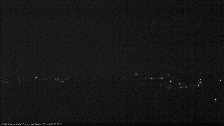 Lake Travis webcam, June 8, 2017 10:15 PM CT