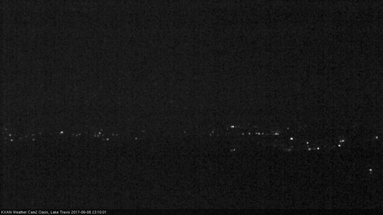 Lake Travis webcam, June 8, 2017 10:30 PM CT