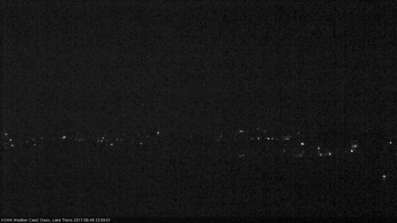 Lake Travis webcam, June 8, 2017 10:40 PM CT