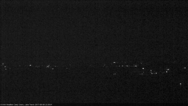 Lake Travis webcam, June 8, 2017 10:45 PM CT