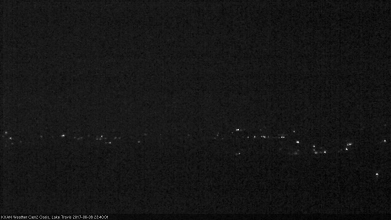 Lake Travis webcam, June 8, 2017 10:50 PM CT