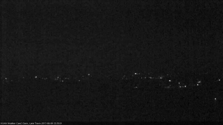 Lake Travis webcam, June 8, 2017 11:05 PM CT