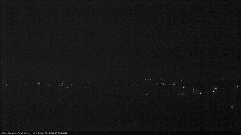 Lake Travis webcam, June 8, 2017 11:15 PM CT