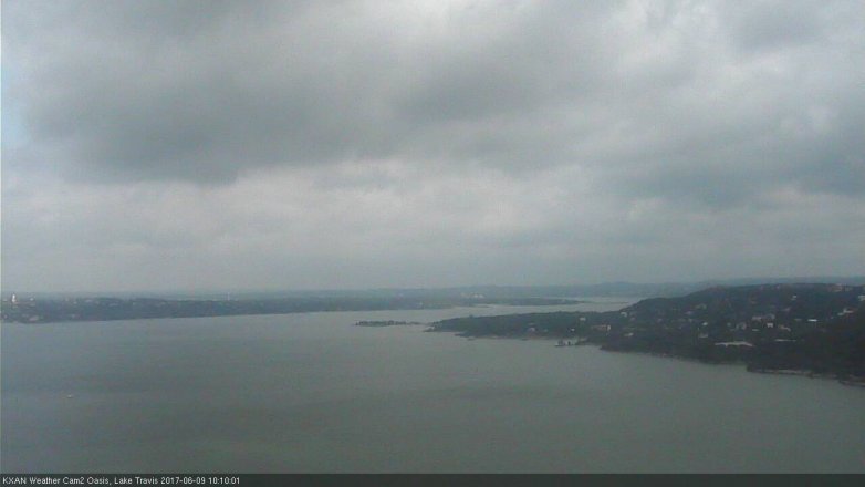 Lake Travis webcam, June 9, 2017 9:35 AM CT