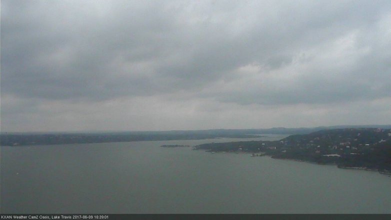 Lake Travis webcam, June 9, 2017 10:05 AM CT