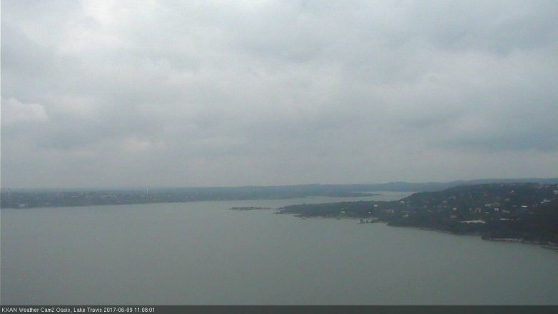 Lake Travis webcam, June 9, 2017 10:20 AM CT