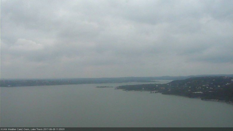 Lake Travis webcam, June 9, 2017 10:30 AM CT