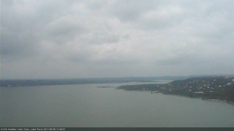 Lake Travis webcam, June 9, 2017 10:55 AM CT