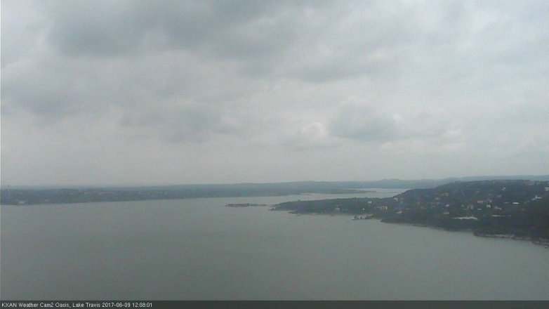 Lake Travis webcam, June 9, 2017 11:20 AM CT
