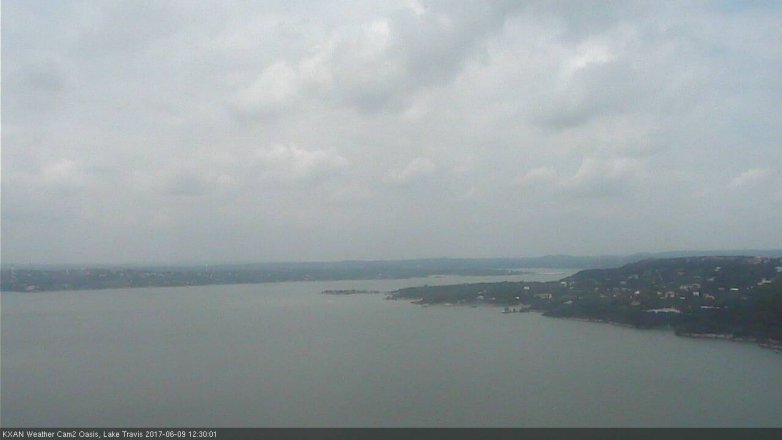 Lake Travis webcam, June 9, 2017 11:35 AM CT