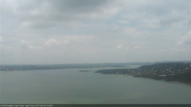 Lake Travis webcam, June 9, 2017 12:10 PM CT