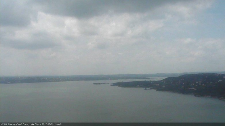 Lake Travis webcam, June 9, 2017 1:05 PM CT