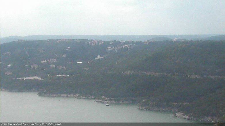 Lake Travis webcam, June 9, 2017 3:30 PM CT