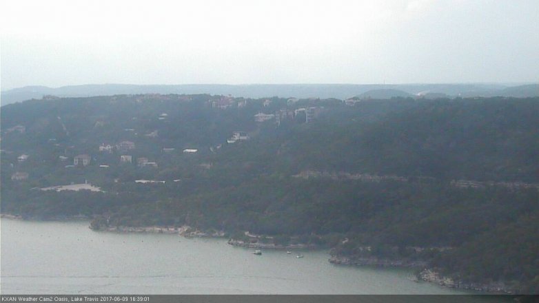 Lake Travis webcam, June 9, 2017 3:50 PM CT