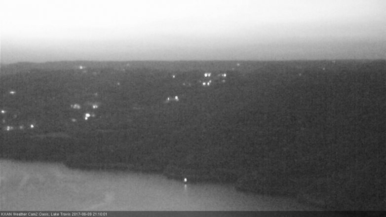 Lake Travis webcam, June 9, 2017 8:25 PM CT