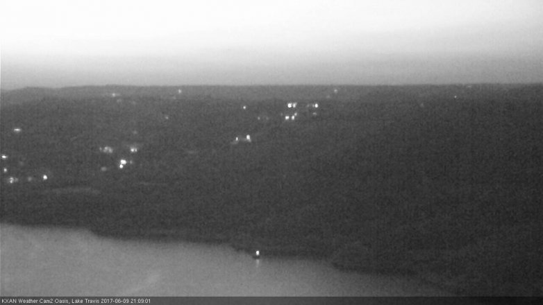 Lake Travis webcam, June 9, 2017 8:35 PM CT