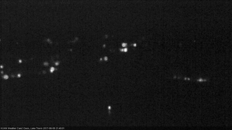 Lake Travis webcam, June 9, 2017 8:50 PM CT