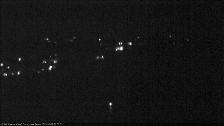 Lake Travis webcam, June 9, 2017 9:10 PM CT